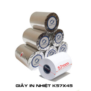 Giấy In Nhiệt K57X45 Chất Lượng Giá Rẻ