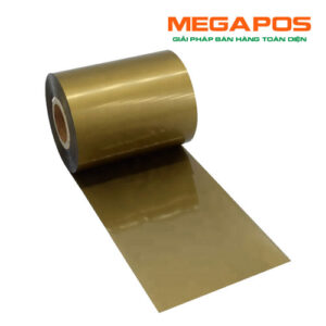 Mực in mã vạch màu Gold 72x100 | Resin Màu vàng kim loại