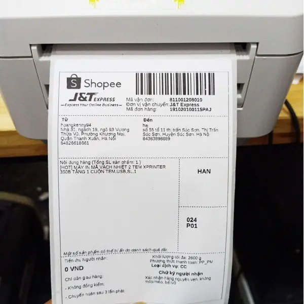 Máy in mã vạch Xprinter XP-470B 3
