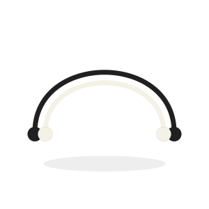 Dây đeo cho tem từ cứng dài 25cm ( 1000 chiếc)