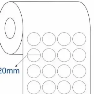 Decal tem tròn nhiều màu