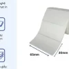 Giấy decal thường 65x30mm cuộn 50m