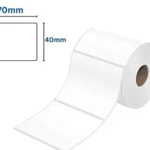 Giấy decal thường 70x40mm cuộn 50m