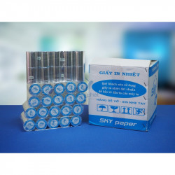 Giấy in hoá đơn 1 liên K75 - 30mét (dùng cho máy in kim)
