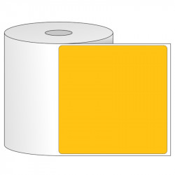 Giấy in mã vạch 1 tem 102x102x50M(nền vàng)