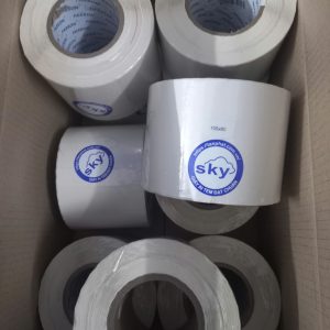 Giấy in mã vạch 1 tem 105x80x100m, bo góc