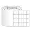 Giấy in mã vạch 4 tem PVC 25x11x100M
