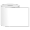 Giấy in mã vạch PVC 1 tem 100x100x50M, bo góc