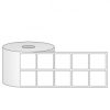 Giấy in mã vạch PVC 2 tem 20x20x50M, vuông