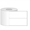 Giấy in mã vạch PVC 2 tem 40x80x100M