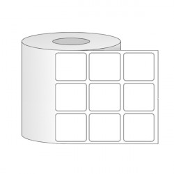 Giấy in mã vạch PVC 3 tem 24x24x50M