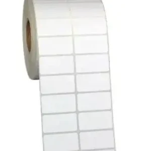 Giấy in tem cảm nhiệt 2 tem 35x22mm cuộn 25m