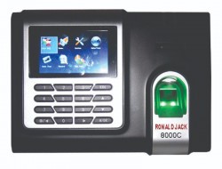 Máy chấm công Ronald Jack 8000C (vân tay, thẻ từ)