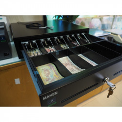 Ngăn kéo đựng tiền MAKEN 410 (10 Ngăn đựng tiền giấy - KT:41x42x10cm)