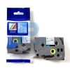 Nhãn TZe-555 tiêu chuẩn - Chữ trắng trên nền xanh 24mm