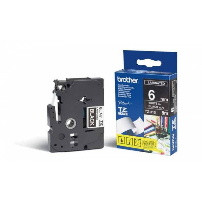 Nhãn TZe-721 tiêu chuẩn - Chữ đen trên nền xanh lá 9mm