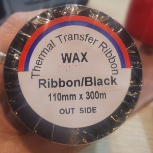 Ruy băng mực in mã vạch Wax 110x300m (out)