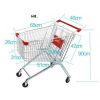 Xe đẩy hàng siêu thị 60 lít