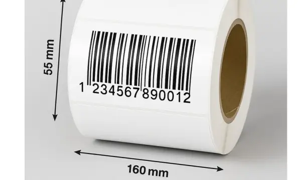 Decal cuộn PVC 55 x 160 mm x 50 m