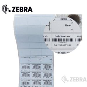 Decal mã vạch 3 tem 35x22mm cuộn 50m (giấy thường)