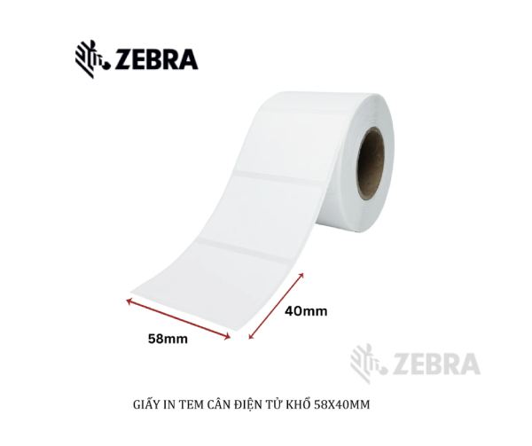 Tem in cân điện tử 58mm x 40mm