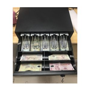 Két đựng tiền thu ngân Cash - C410 (5 Ngăn Kẹp tiền giấy)