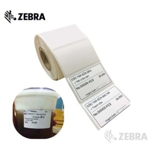 Giấy in tem nhãn trà sữa 50x30mm cuộn 20m