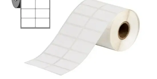 Giấy cảm nhiệt 2 tem 35 x 22 mm x 30 m