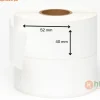 Giấy decal thường 52 x 40 mm x 50 m