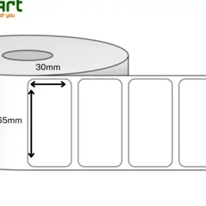 Giấy decal thường 65 x 30 mm x 50 m