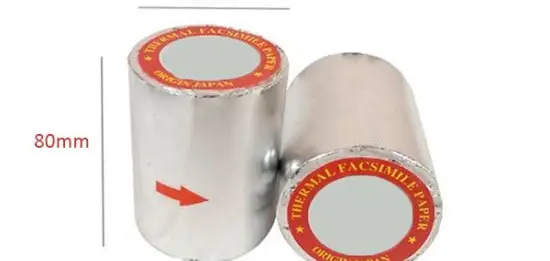 Giấy in nhiệt K80 x 62 bọc bạc