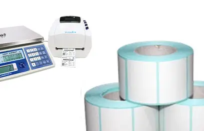 Giấy in tem nhiệt 40 x 30 mm x 30 m