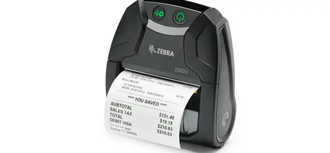 Máy in tem nhãn di động Zebra ZQ320