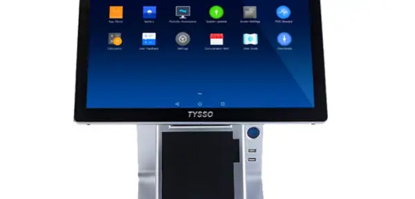 Máy POS TYSSO Q6 15.6 inch tích hợp máy in 80 mm