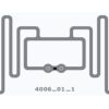 Tem RFID UHF Avery Dennison AD Sonic M830 - hình anten RFID