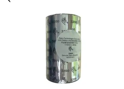 Ruy băng mực Zebra 3200 Wax-Resin 110 mm x 300 m (S3200BK11030)